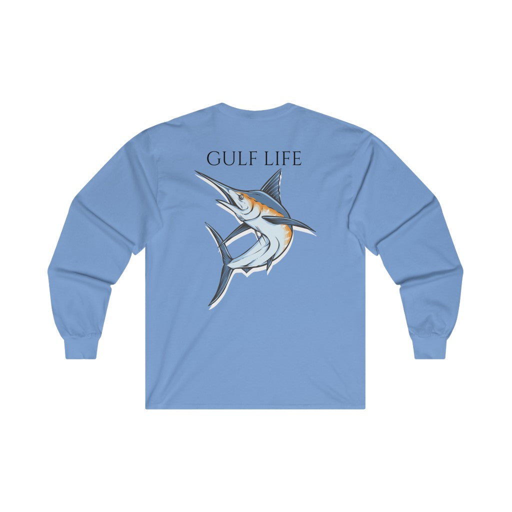 Marlin ~ Men's Ultra Cotton Long Sleeve Tee - Gulf Life